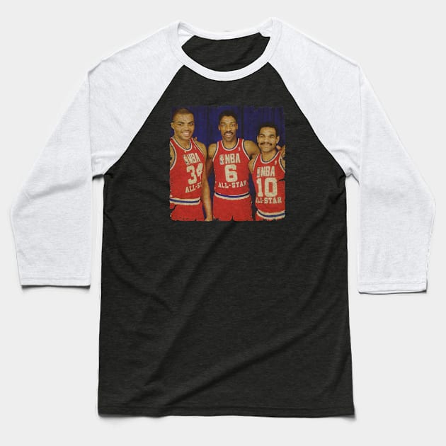 Chuck x Dr. J x Cheeks Baseball T-Shirt by MJ23STORE